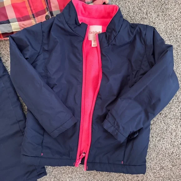 3-in-1 snow jacket and snow bibs
